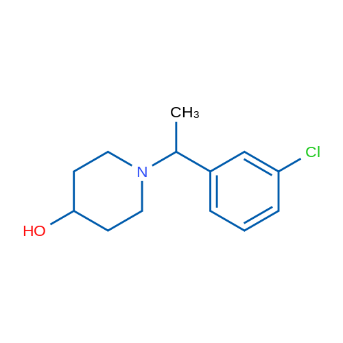 1-(1-(3-Chlorophenyl)ethyl)piperidin-4-ol 1g