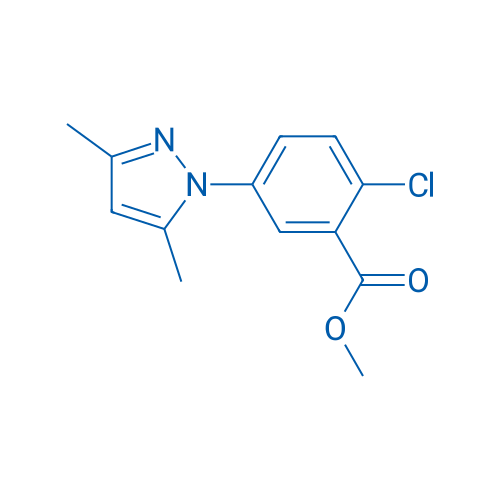 Methyl 2-chloro-5-(3,5-dimethyl-1H-pyrazol-1-yl)benzoate 1g