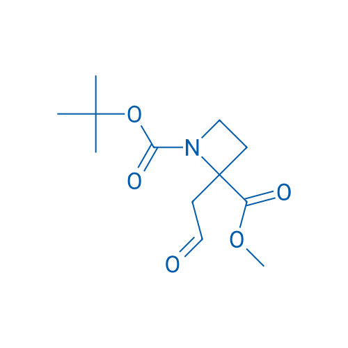 1-tert-Butyl 2-methyl 2-(2-oxoethyl)azetidine-1,2-dicarboxylate 250mg
