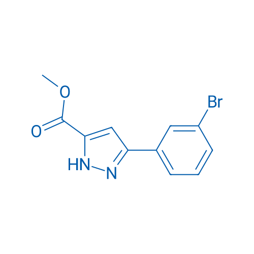 methyl 3-(3-bromophenyl)-1H-pyrazole-5-carboxylate 10g