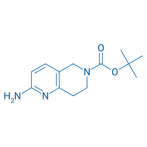tert-Butyl 2-amino-7,8-dihydro-1,6-naphthyridine-6(5H)-carboxylate 250mg