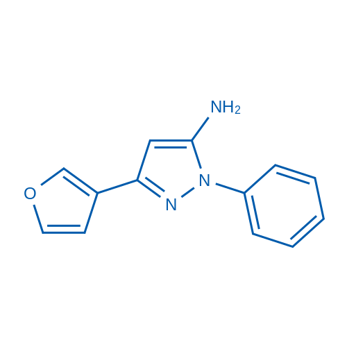 3-(Furan-3-yl)-1-phenyl-1H-pyrazol-5-amine 100mg