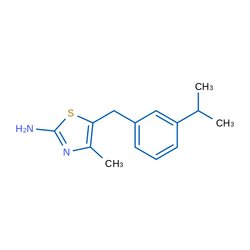 5-(3-Isopropylbenzyl)-4-methylthiazol-2-amine 1g