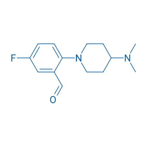2-(4-(Dimethylamino)piperidin-1-yl)-5-fluorobenzaldehyde 1g