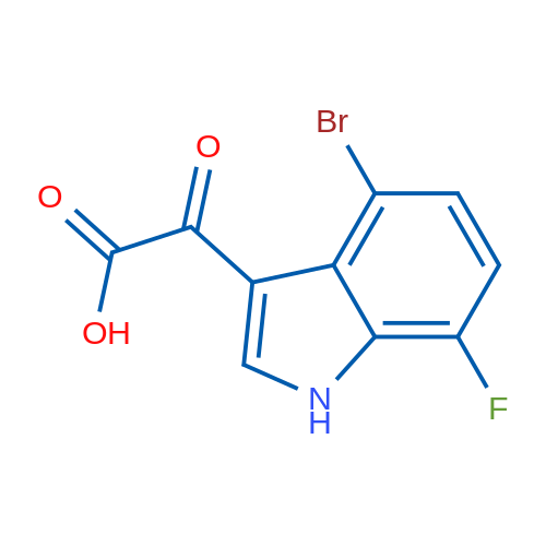 2-(4-Bromo-7-fluoro-1H-indol-3-yl)-2-oxoacetic acid 1g