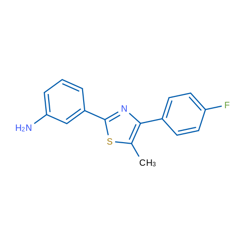 3-(4-(4-Fluorophenyl)-5-methylthiazol-2-yl)aniline 5g