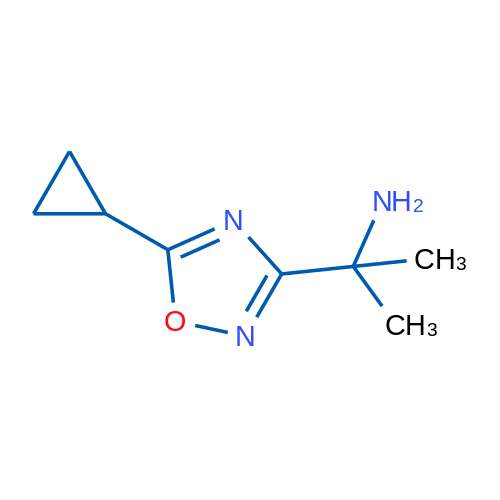 2-(5-Cyclopropyl-1,2,4-oxadiazol-3-yl)propan-2-amine 1g