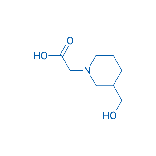 2-(3-(Hydroxymethyl)piperidin-1-yl)acetic acid 250mg
