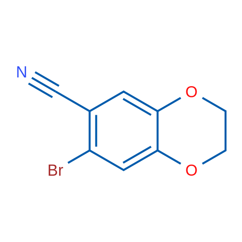 7-Bromo-2,3-dihydro-1,4-benzodioxine-6-carbonitrile 1g