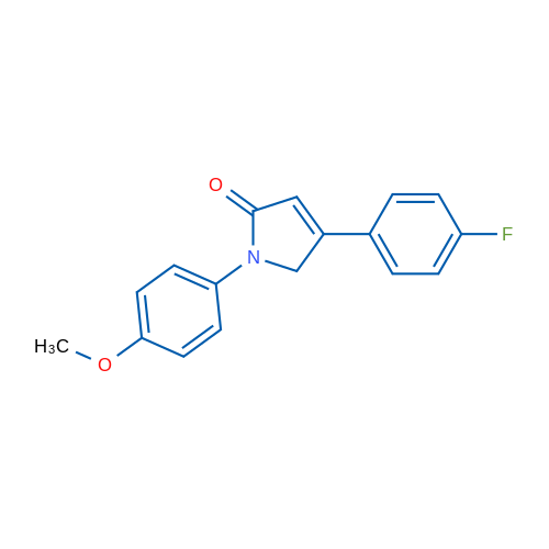 4-(4-Fluorophenyl)-1-(4-methoxyphenyl)-2,5-dihydro-1H-pyrrol-2-one 1g