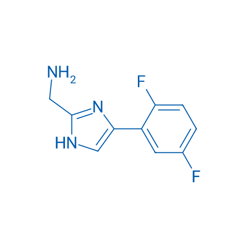 (4-(2,5-Difluorophenyl)-1H-imidazol-2-yl)methanamine 250mg