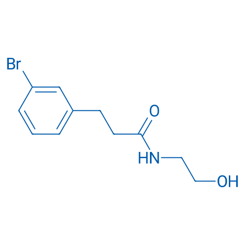 3-(3-Bromophenyl)-N-(2-hydroxyethyl)propanamide 1g