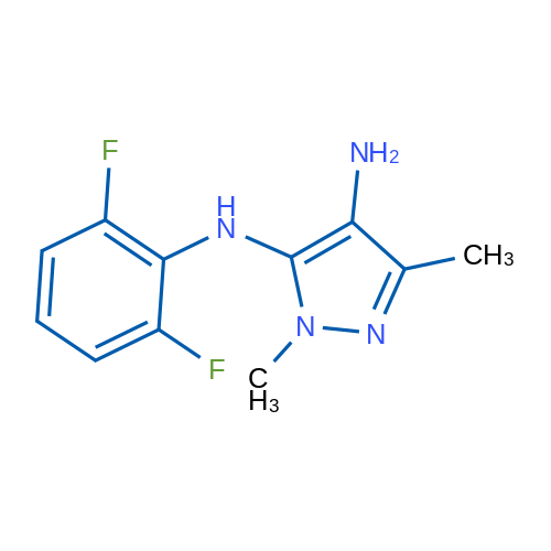 N5-(2,6-Difluorophenyl)-1,3-dimethyl-1H-pyrazole-4,5-diamine 1g