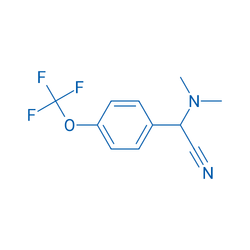 2-(Dimethylamino)-2-(4-(trifluoromethoxy)phenyl)acetonitrile 1g