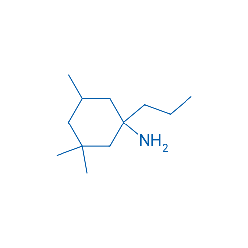 3,3,5-Trimethyl-1-propylcyclohexan-1-amine 1g