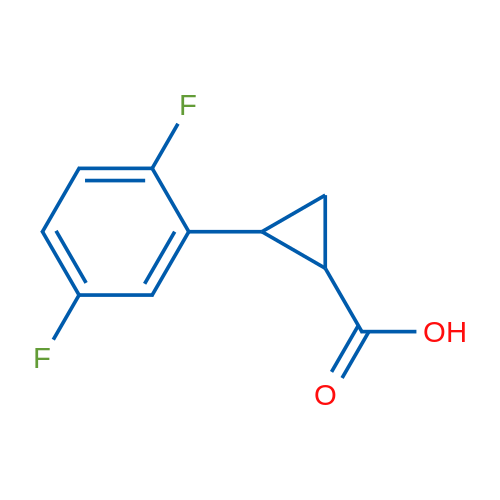2-(2,5-Difluorophenyl)cyclopropanecarboxylic acid 250mg
