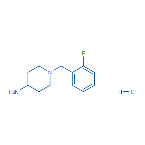 1-(2-Fluorobenzyl)piperidin-4-amine hydrochloride 5g
