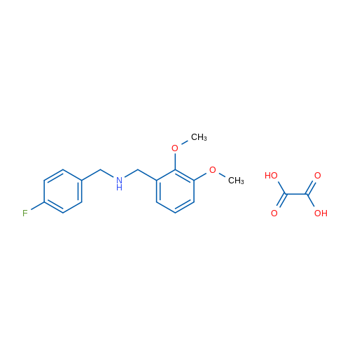 N-(2,3-Dimethoxybenzyl)-1-(4-fluorophenyl)methanamine oxalate 1g