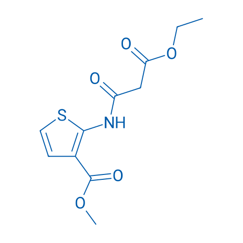 Methyl 2-(3-ethoxy-3-oxopropanamido)thiophene-3-carboxylate 250mg