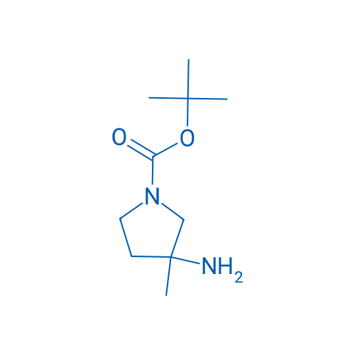 tert-Butyl 3-amino-3-methylpyrrolidine-1-carboxylate 250mg