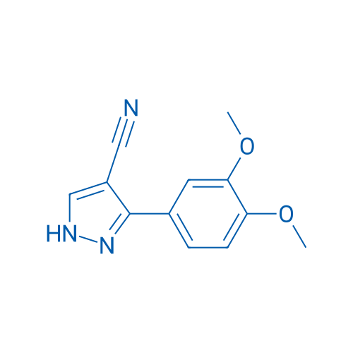 3-(3,4-Dimethoxyphenyl)-1H-pyrazole-4-carbonitrile 1g