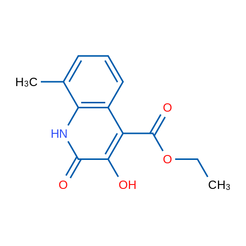 Ethyl 3-hydroxy-8-methyl-2-oxo-1,2-dihydroquinoline-4-carboxylate 1g