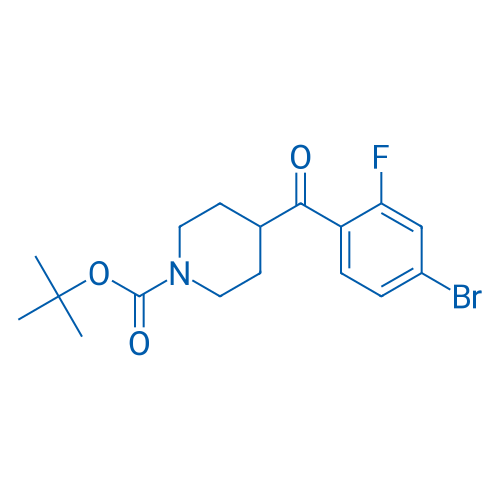 tert-Butyl 4-(4-bromo-2-fluorobenzoyl)piperidine-1-carboxylate 100mg