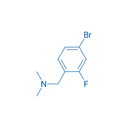 1-(4-Bromo-2-fluorophenyl)-N,N-dimethylmethanamine 250mg