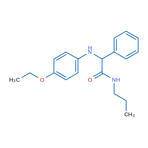 2-((4-Ethoxyphenyl)amino)-2-phenyl-N-propylacetamide 1g
