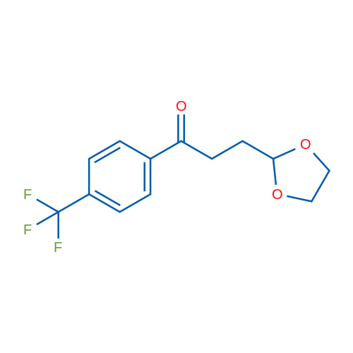 3-(1,3-Dioxolan-2-yl)-1-(4-(trifluoromethyl)phenyl)propan-1-one 1g