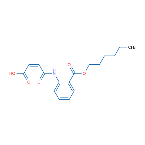 (Z)-4-((2-((Hexyloxy)carbonyl)phenyl)amino)-4-oxobut-2-enoic acid 1g