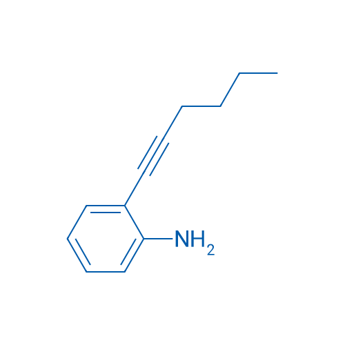 2-(Hex-1-yn-1-yl)aniline 250mg