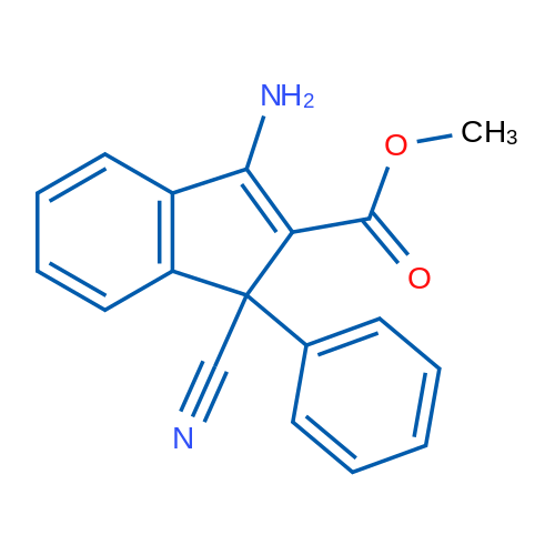 Methyl 3-amino-1-cyano-1-phenyl-1H-indene-2-carboxylate 10mg