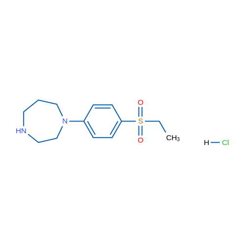 1-(4-(Ethylsulfonyl)phenyl)-1,4-diazepane hydrochloride 1g