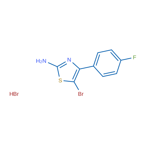 5-Bromo-4-(4-fluorophenyl)thiazol-2-amine hydrobromide 5g