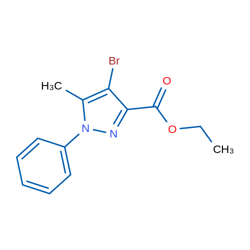 Ethyl 4-bromo-5-methyl-1-phenyl-1H-pyrazole-3-carboxylate 1g