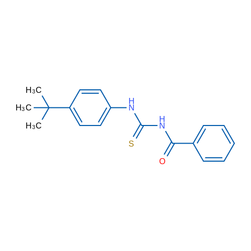 1-Benzoyl-3-(4-tert-butylphenyl)thiourea 1g
