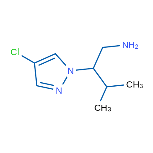 2-(4-Chloro-1H-pyrazol-1-yl)-3-methylbutan-1-amine 1g