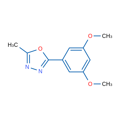 2-(3,5-Dimethoxyphenyl)-5-methyl-1,3,4-oxadiazole 1g