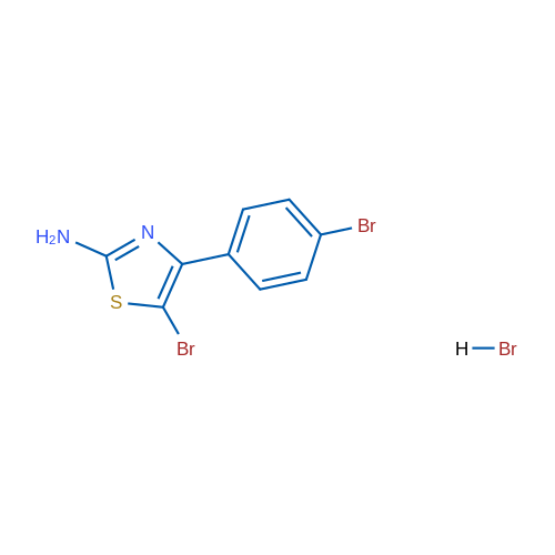 5-Bromo-4-(4-bromophenyl)thiazol-2-amine hydrobromide 5g