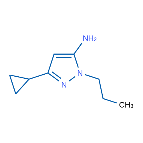 3-Cyclopropyl-1-propyl-1H-pyrazol-5-amine 1g