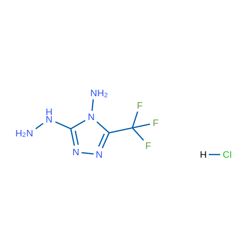 3-Hydrazinyl-5-(trifluoromethyl)-4H-1,2,4-triazol-4-amine hydrochloride 1g