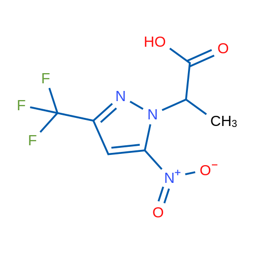 2-(5-Nitro-3-(trifluoromethyl)-1H-pyrazol-1-yl)propanoic acid 1g