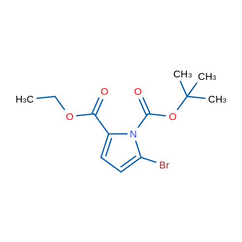 1-tert-Butyl 2-ethyl 5-bromo-1H-pyrrole-1,2-dicarboxylate 1g