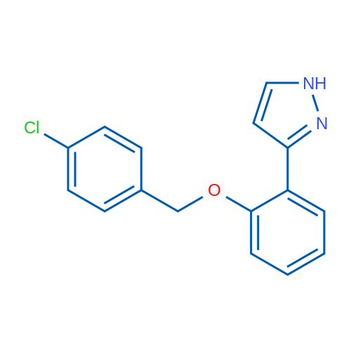 3-(2-((4-Chlorobenzyl)oxy)phenyl)-1H-pyrazole 1g