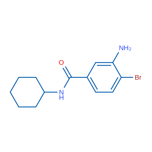 3-Amino-4-bromo-N-cyclohexylbenzamide 1g