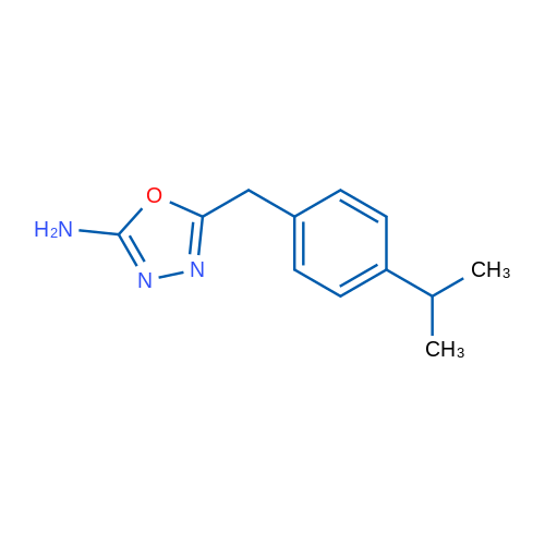 5-(4-Isopropylbenzyl)-1,3,4-oxadiazol-2-amine 1g