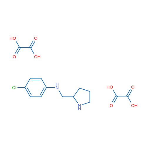 4-Chloro-N-(pyrrolidin-2-ylmethyl)aniline dioxalate 1g