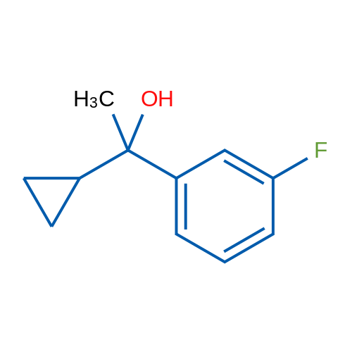 1-Cyclopropyl-1-(3-fluorophenyl)ethanol 1g