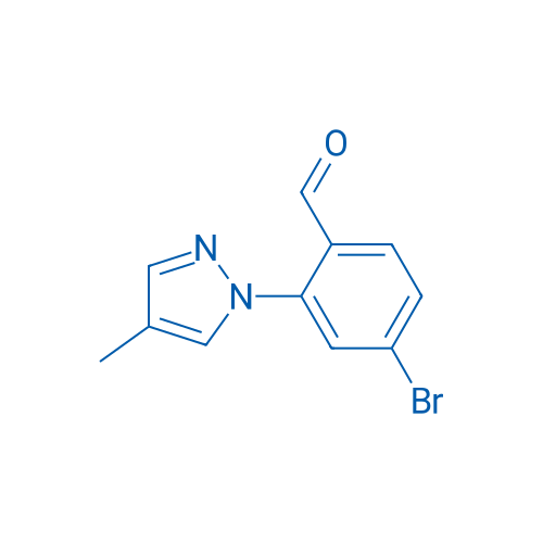 4-Bromo-2-(4-methyl-1h-pyrazol-1-yl)benzaldehyde 5g